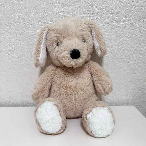 Carter's Golden Retriever Tan White Puppy Dog Lovey Plush 10” Stuffed Animal - Picture 1 of 9
